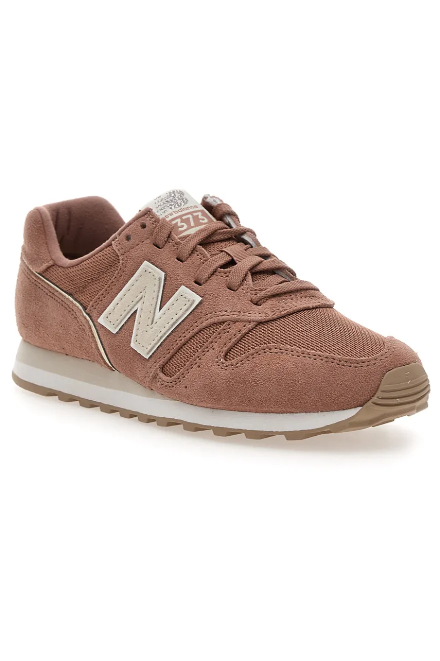 Sneakers Rosa tomaia in pelle e tessuto New balance WL373SI2