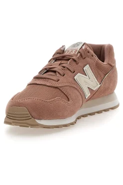 Sneakers Rosa tomaia in pelle e tessuto New balance WL373SI2