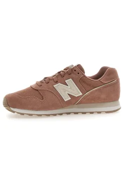 Sneakers Rosa tomaia in pelle e tessuto New balance WL373SI2