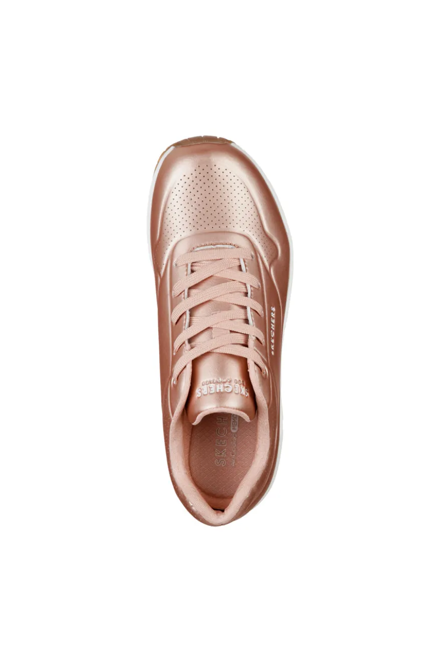Sneakers RoseGold da Donna Skechers Uno-Rose Bold