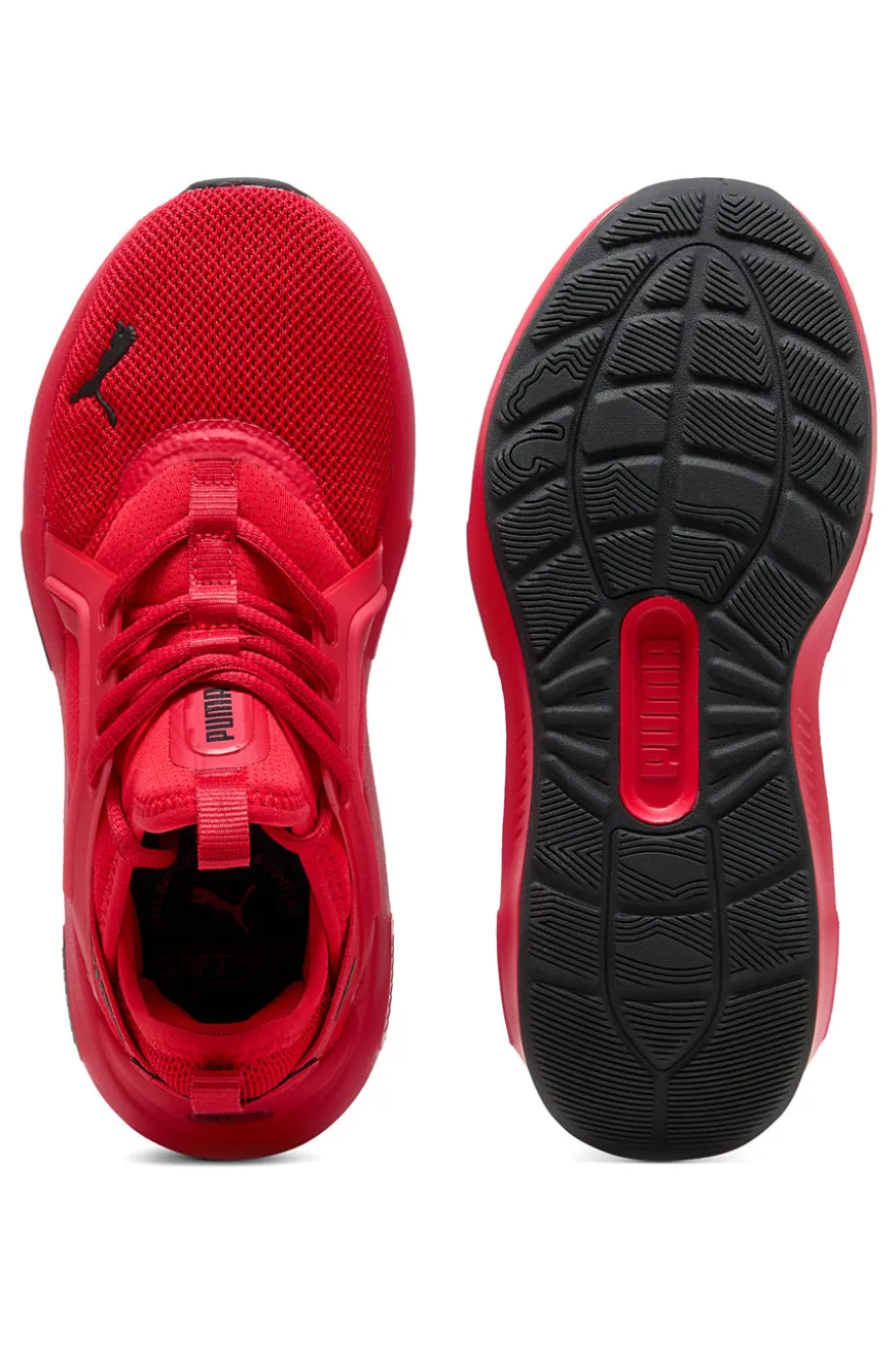 Sneakers rosse ammortizzate Puma Softride Enzo 5 Jr