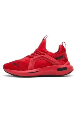 Sneakers rosse ammortizzate Puma Softride Enzo 5 Jr