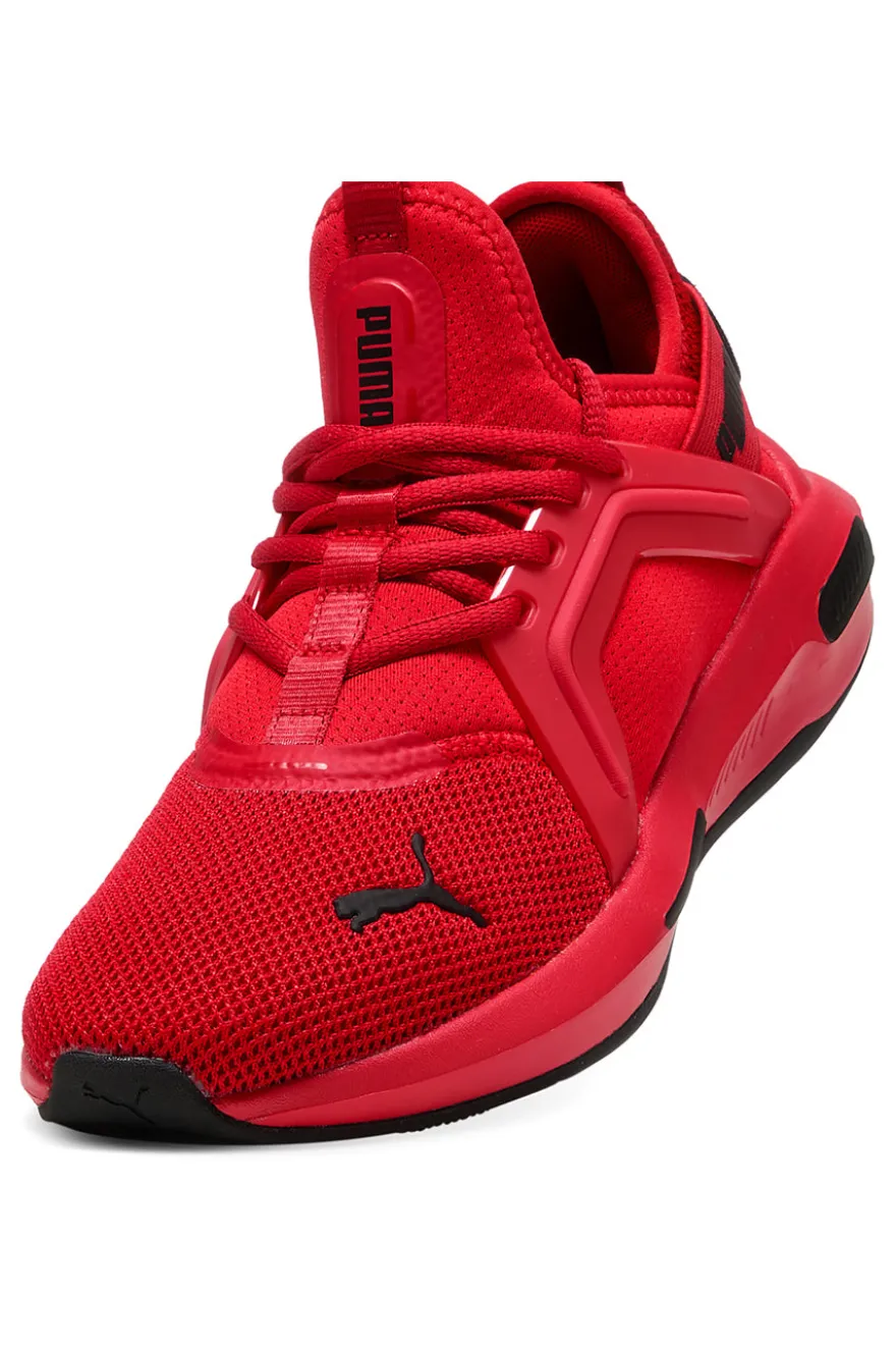 Sneakers rosse ammortizzate Puma Softride Enzo 5 Jr