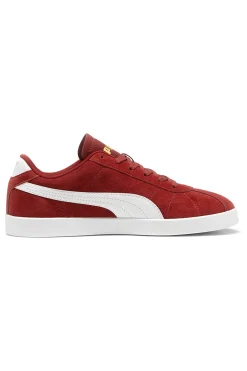 Sneakers rosse con logo bianco Puma Club II