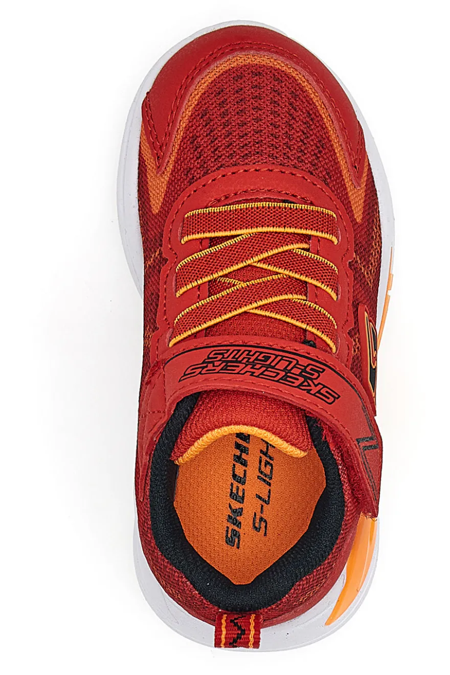 Sneakers Rosse Con Luci Colorate Skechers Lights Tri-Namics