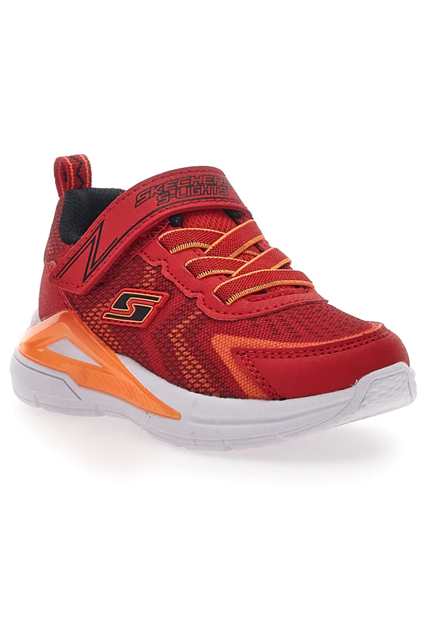 Sneakers Rosse Con Luci Colorate Skechers Lights Tri-Namics