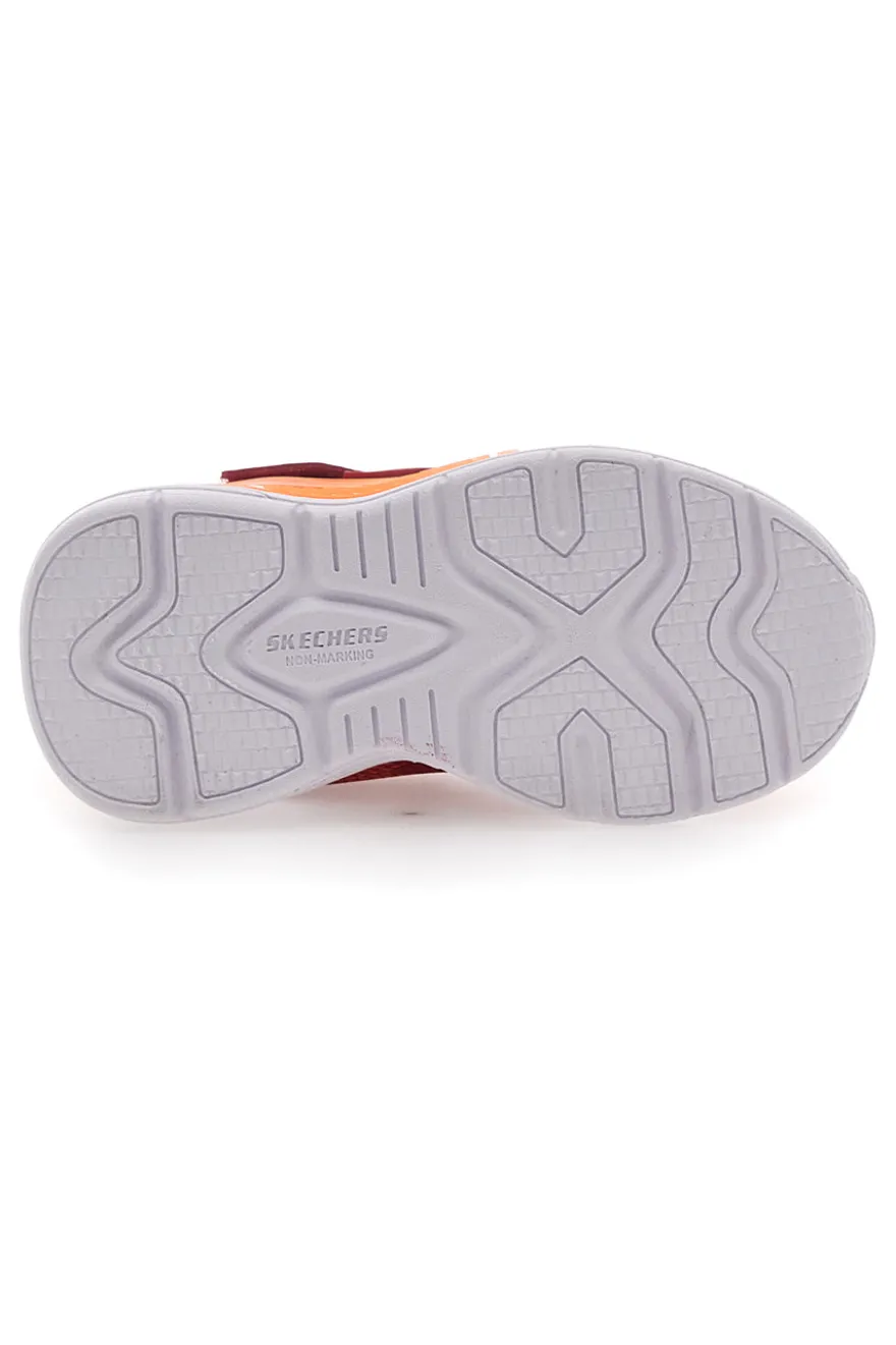 Sneakers Rosse Con Luci Colorate Skechers Lights Tri-Namics