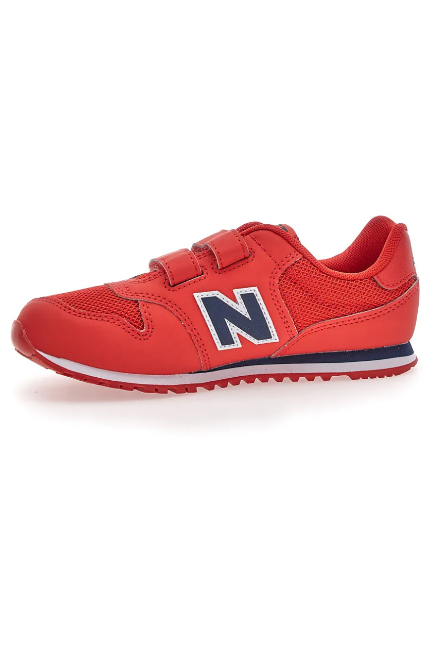 Sneakers Rosse Con Strappi In Velcro New Balance PV500CRN
