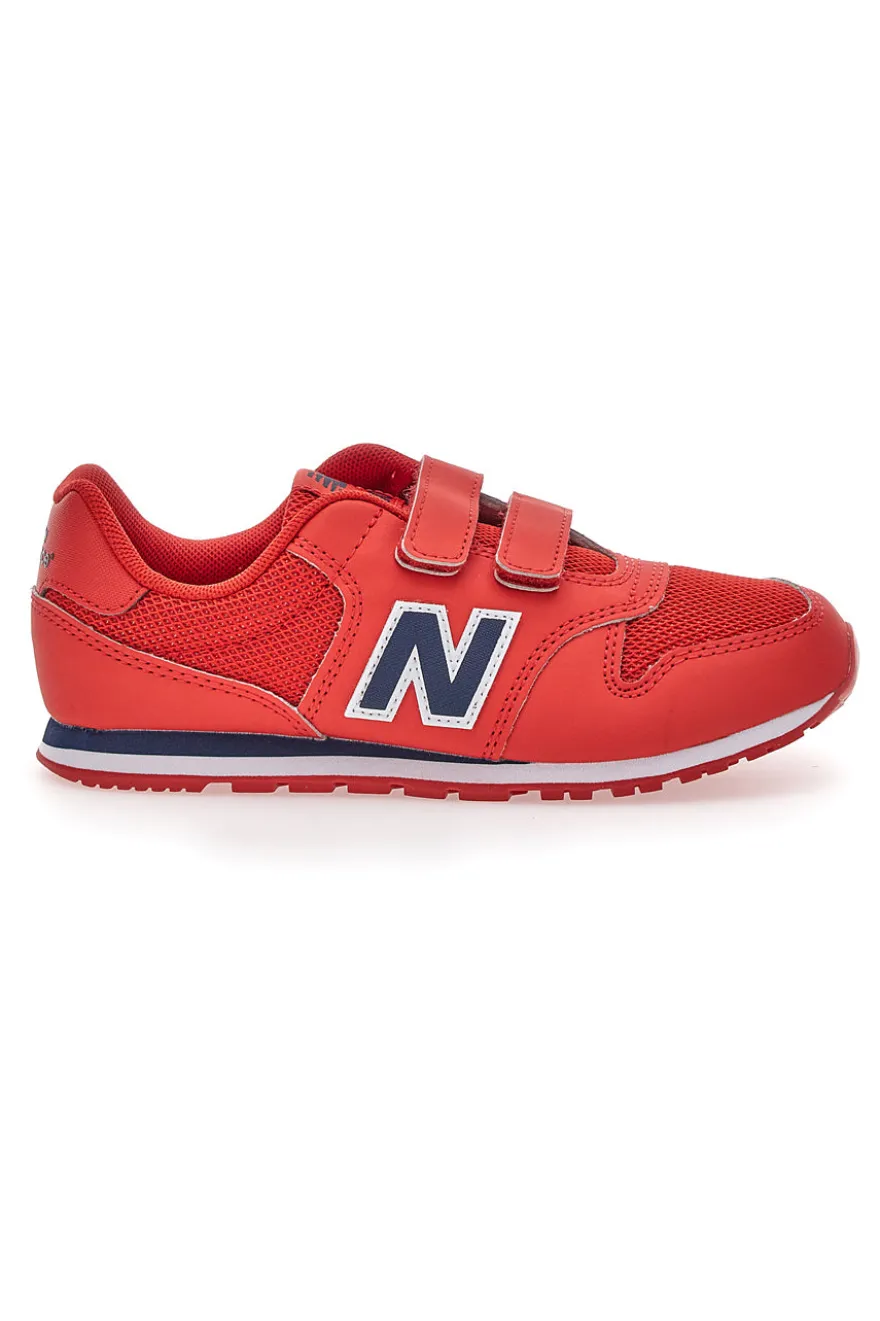 Sneakers Rosse Con Strappi In Velcro New Balance PV500CRN