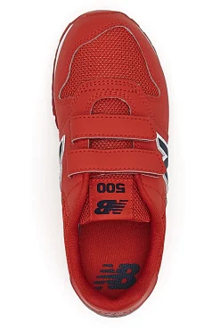 Sneakers Rosse Con Strappi In Velcro New Balance PV500CRN