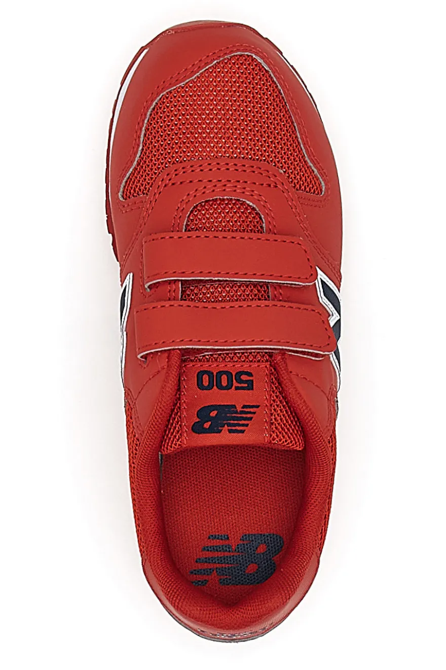 Sneakers Rosse Con Strappi In Velcro New Balance PV500CRN