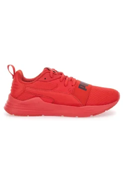 Sneakers Rosse Con Tomaia In Mesh Puma Wired Run Pure Jr