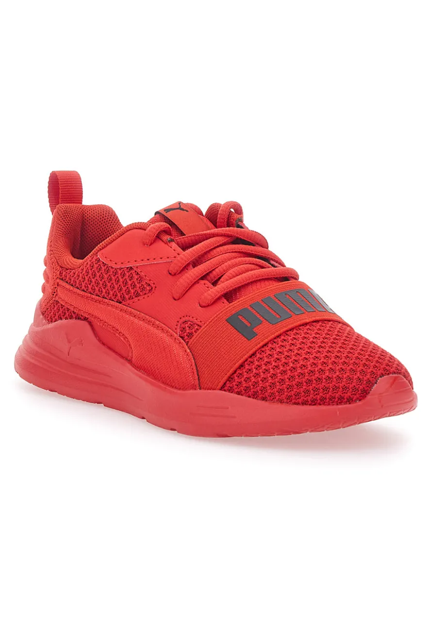 Sneakers Rosse da Bimbi Puma Wired Run Pure