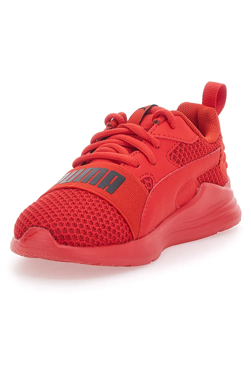 Sneakers Rosse da Bimbi Puma Wired Run Pure