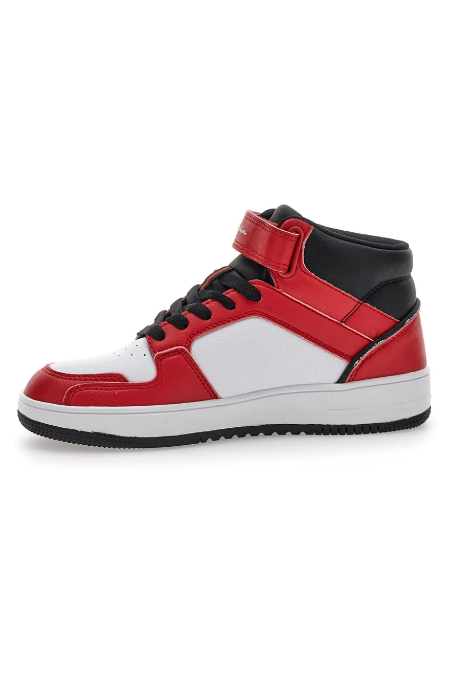 Sneakers Rosse e Bianche Champion Rebound 2 Mid B Gs