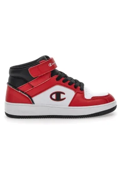 Sneakers Rosse e Bianche Champion Rebound 2 Mid B Gs