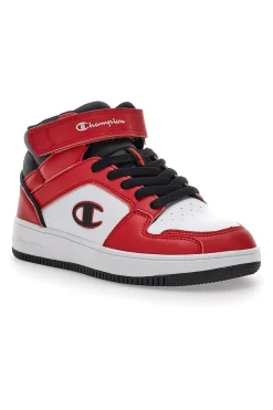 Sneakers Rosse e Bianche Champion Rebound 2 Mid B Gs