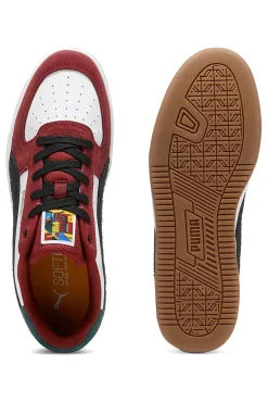 Sneakers Rosse e Bianche con dettagli nei Puma Cavern 2.0 Year of Sport