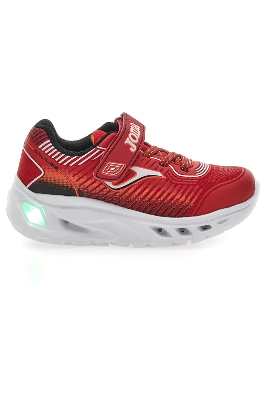 Sneakers Rosse e Bianche con Luci JOMA AQUILES JR 2506
