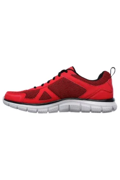 Sneakers rosse sportive con Memory Foam Skechers Track Bucolo