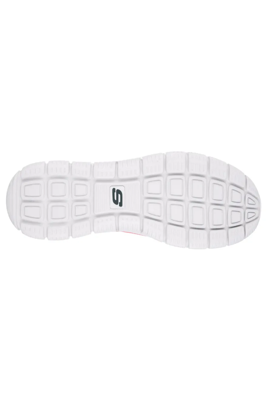 Sneakers rosse sportive con Memory Foam Skechers Track Bucolo
