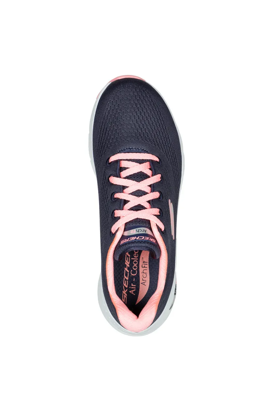 Sneakers Skechers Arch Fit Big Appeal Nere Blu