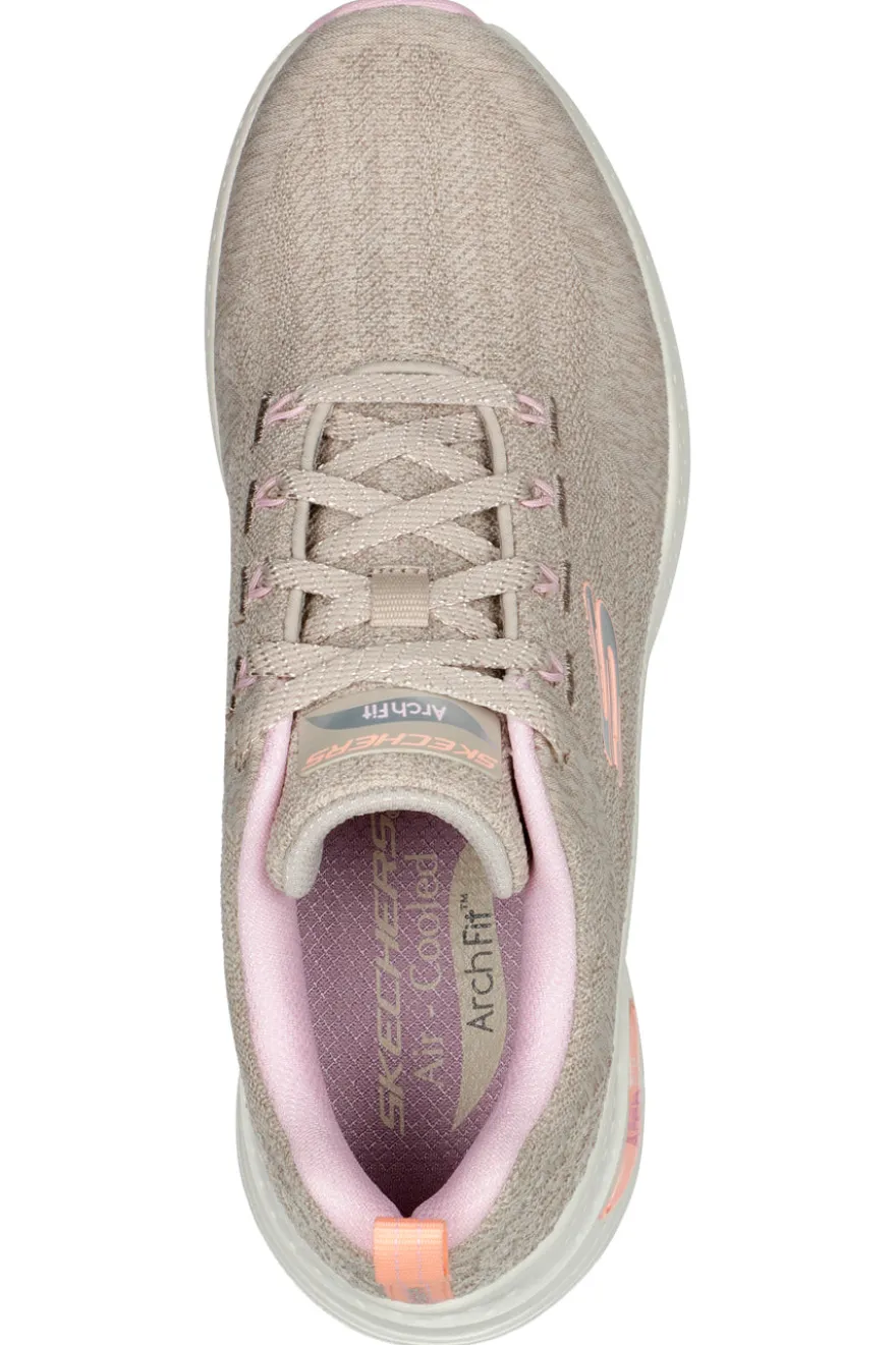 Sneakers Skechers Arch-Fit Comfy Wave Rosa