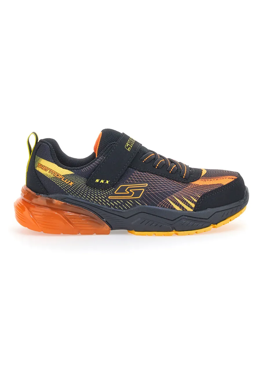 Sneakers Skechers Kodron Nere Arancioni