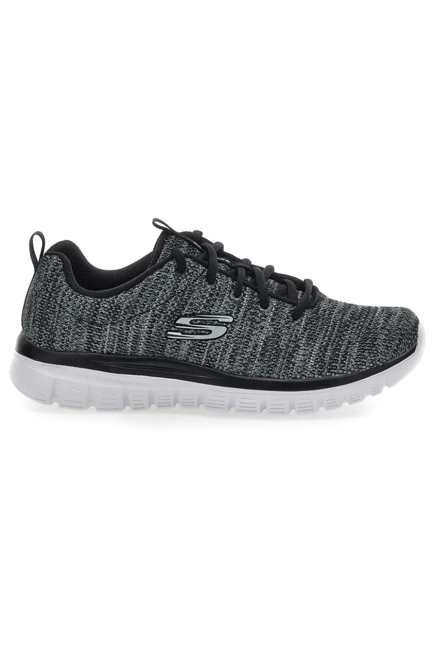 Sneakers Skechers Twisted Fortune Nere
