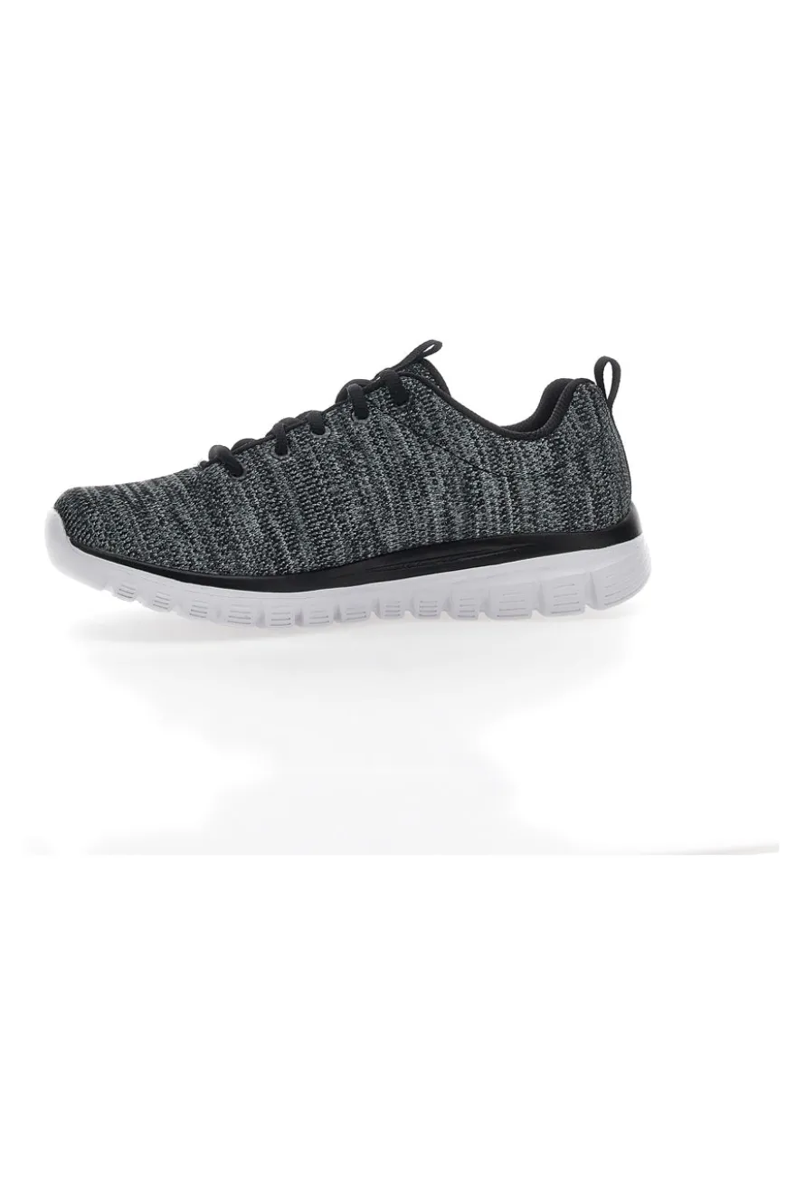 Sneakers Skechers Twisted Fortune Nere