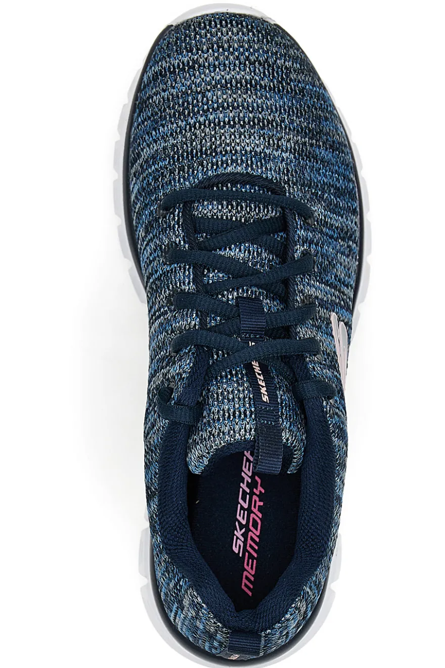 Sneakers Skechers Twisted Fortune Blu