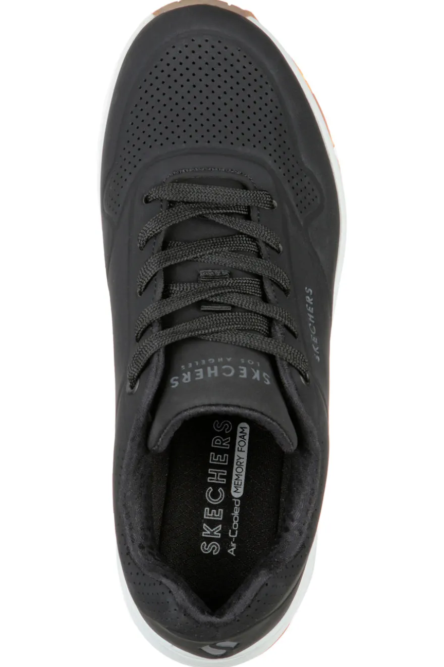 Sneakers Skechers Uno Stand On Air Nere e Bianche