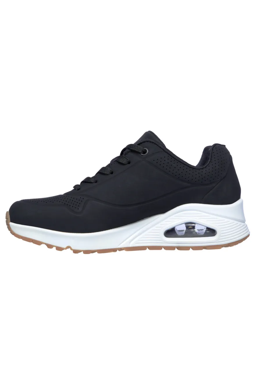 Sneakers Skechers Uno Stand On Air Nere e Bianche