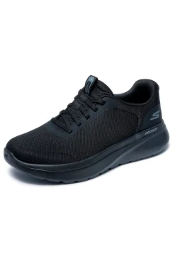Sneakers slip on da uomo nere in mesh Skechers GO WALK Arch Fit N-Joy Cullman