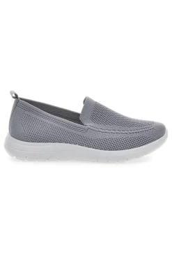 Sneakers Slip On Grigie in Tessuto Me & Me 06