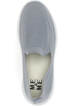 Sneakers Slip On Grigie in Tessuto Me & Me 06