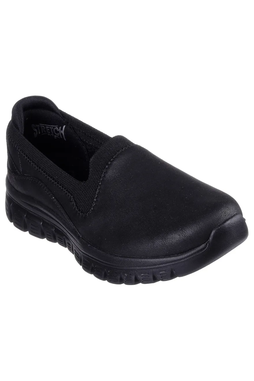 Sneakers Slip On Nere Vegan SKECHERS GRACEFUL LEANING IN