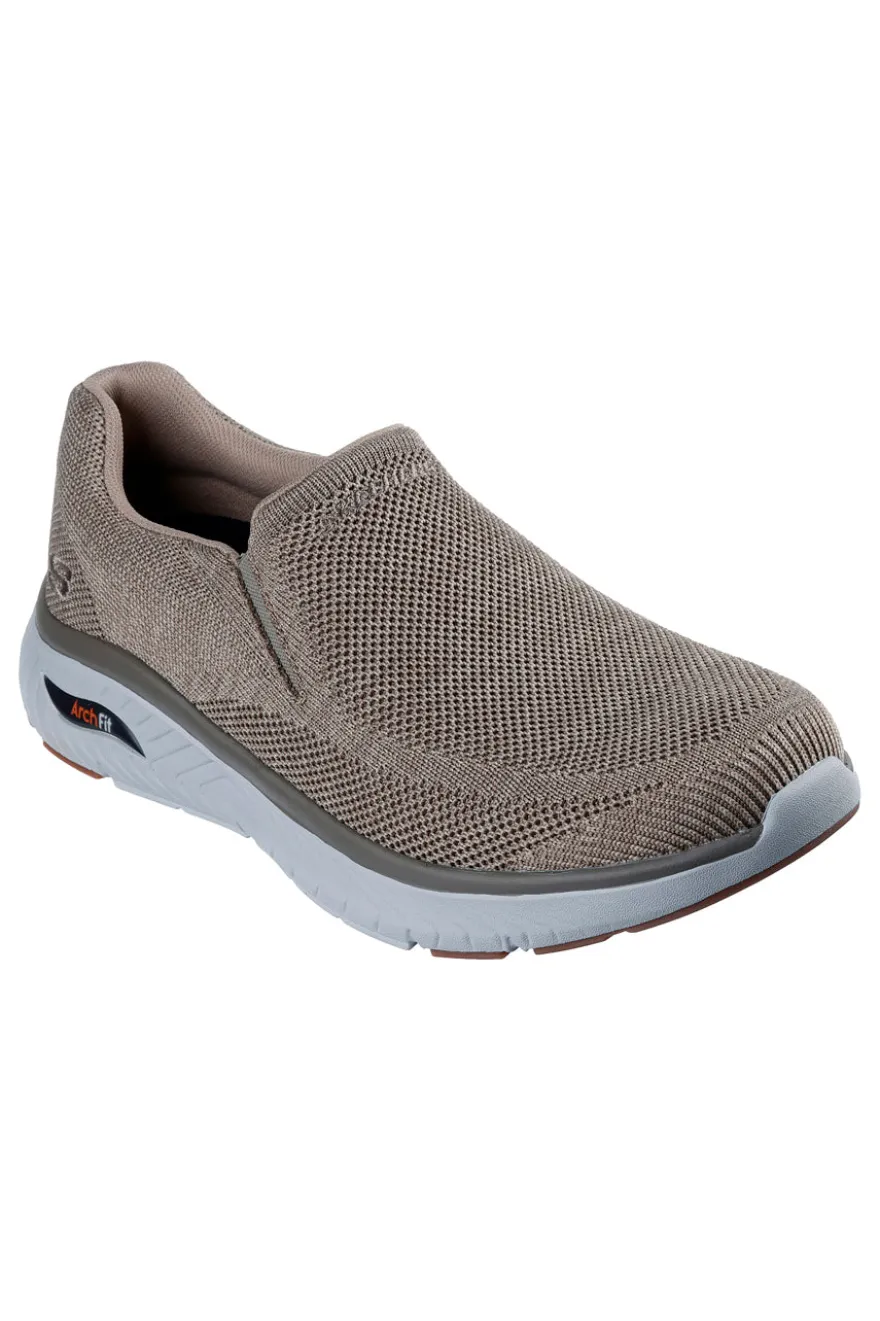 Sneakers Slip On Taupe con soletta ArchFit SKECHERS ARCH FIT CROSSER LOCKE