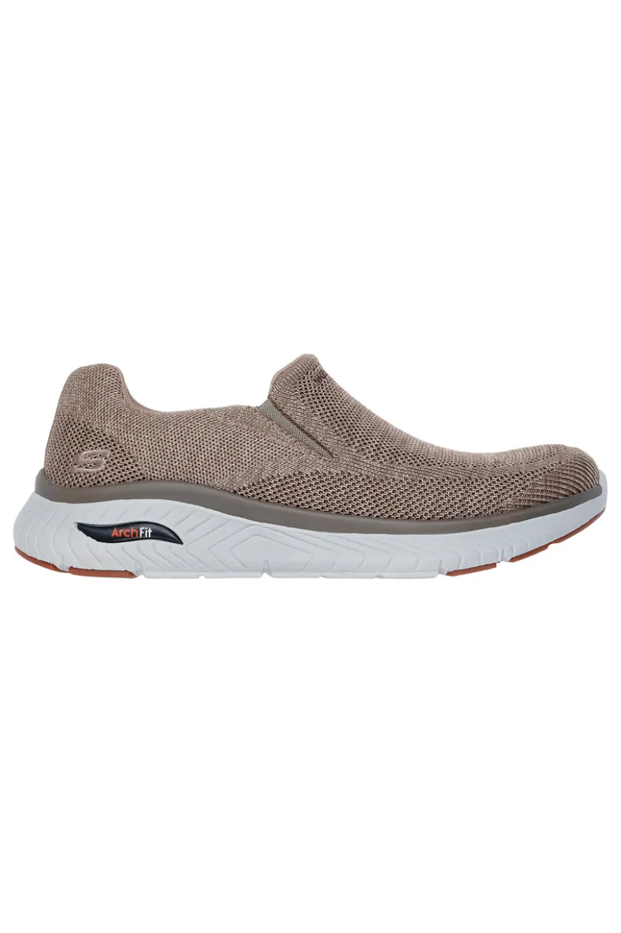 Sneakers Slip On Taupe con soletta ArchFit SKECHERS ARCH FIT CROSSER LOCKE