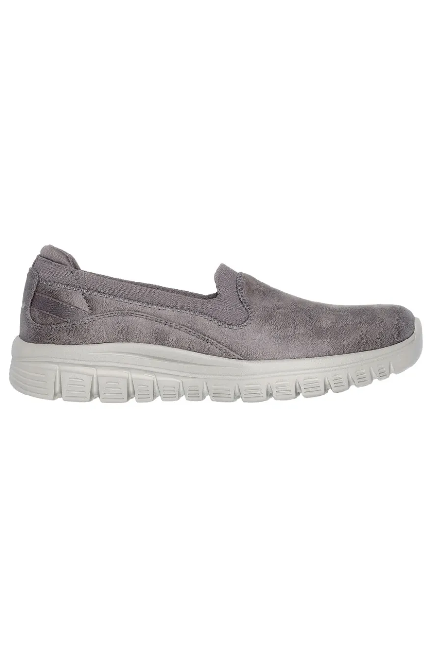 Sneakers Slip On Vegan Taupe SKECHERS GRACEFUL LEANING IN