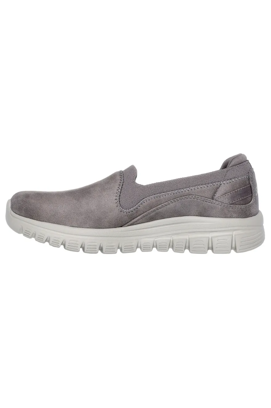 Sneakers Slip On Vegan Taupe SKECHERS GRACEFUL LEANING IN