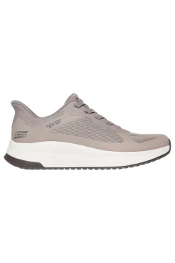 Sneakers Slip-ins taupe scuro con Memory Foam Skechers Bobs Squad 4