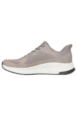 Sneakers Slip-ins taupe scuro con Memory Foam Skechers Bobs Squad 4