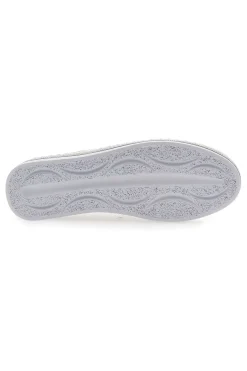Sneakers Slip-On Bianche con Strass Cafè Cost 23015