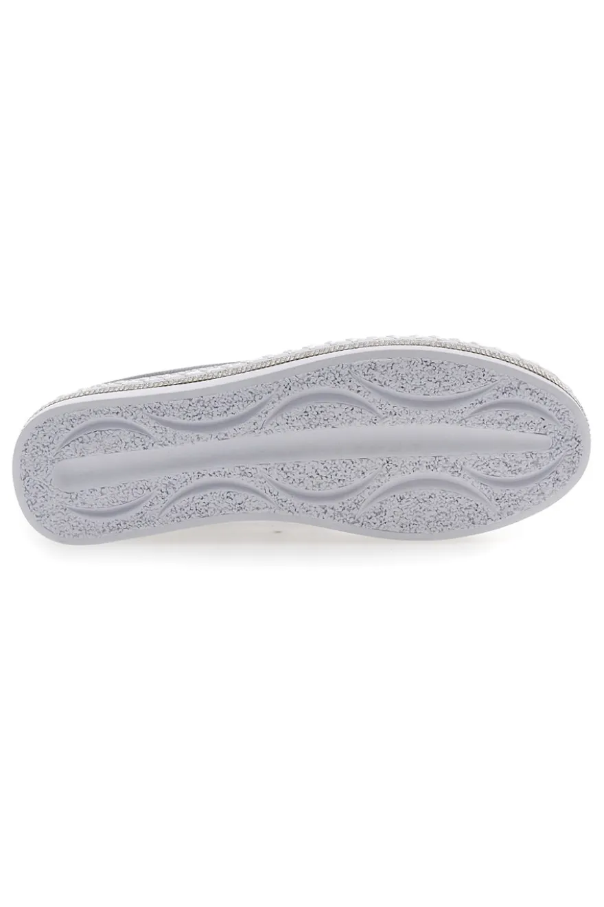 Sneakers Slip-On con Strass Nere Cafè Cost 23015