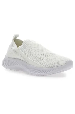 Sneakers Slip-On Cotton Belt Spirit Bianco