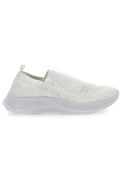 Sneakers Slip-On Cotton Belt Spirit Bianco