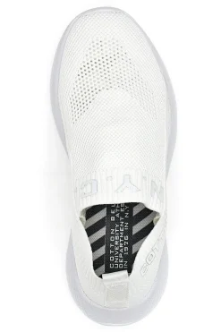 Sneakers Slip-On Cotton Belt Spirit Bianco