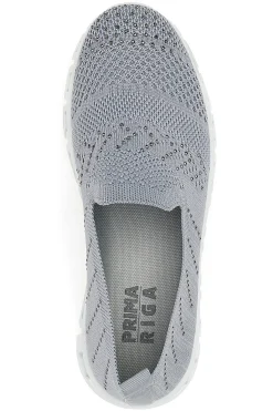 Sneakers Slip-On Grigie con Strass Prima Riga 471