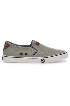Sneakers Slip-On Grigie Route 66 01805